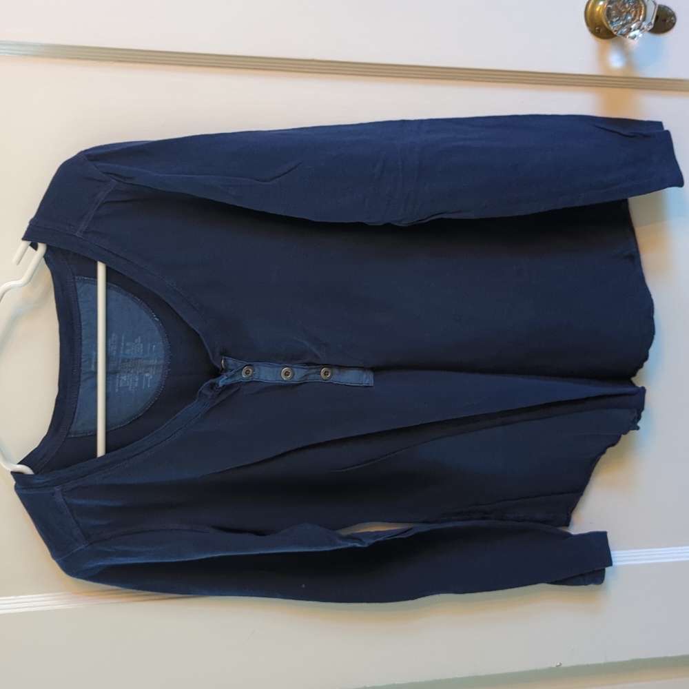 Patagonia women's long sleeve button henley size L